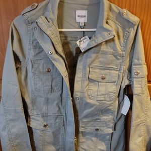 Kensie Jean Jacket Desert Sage Size m